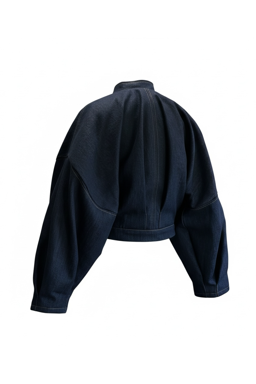 Held in Denim Jacket.