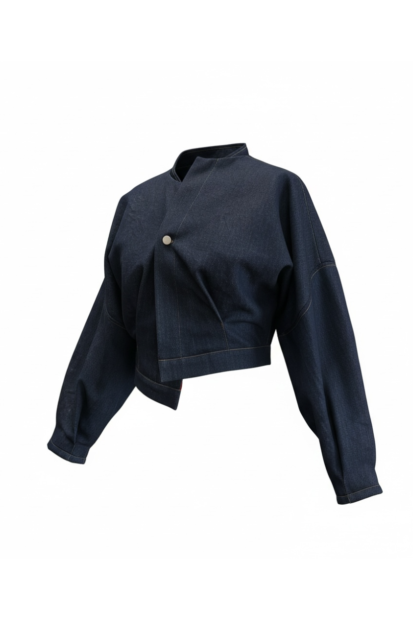 Held in Denim Jacket.