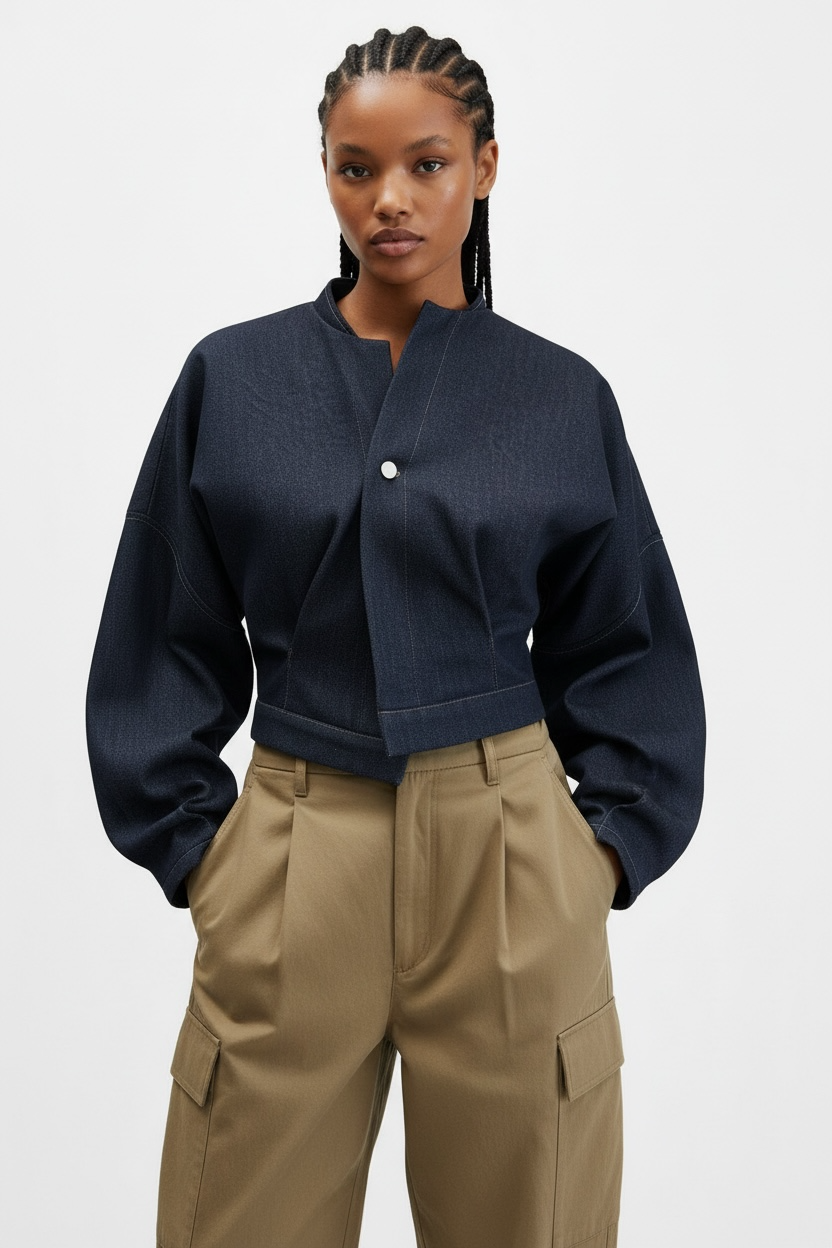 Held in Denim Jacket.