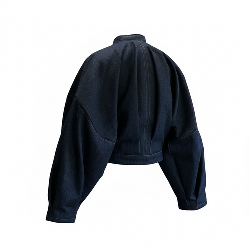 Held in Denim Jacket.