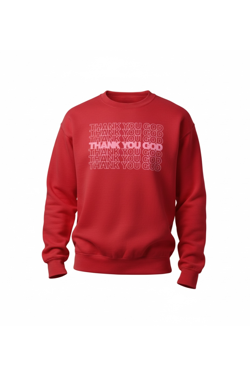 TYG Red Pullover.